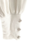 Blusa manga larga escote en V