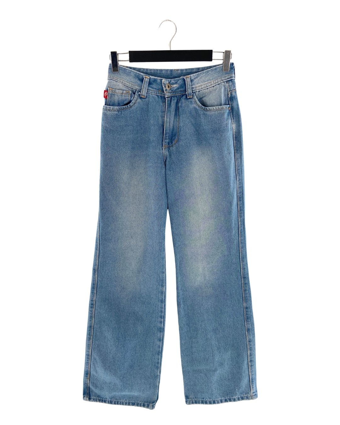 Jean rígido wide leg