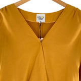 Blusa manga larga cuello V