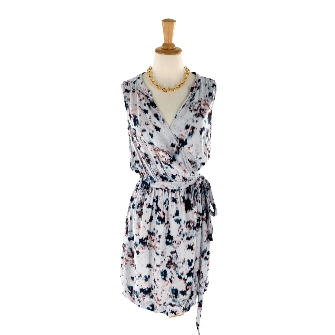 Vestido wrap print