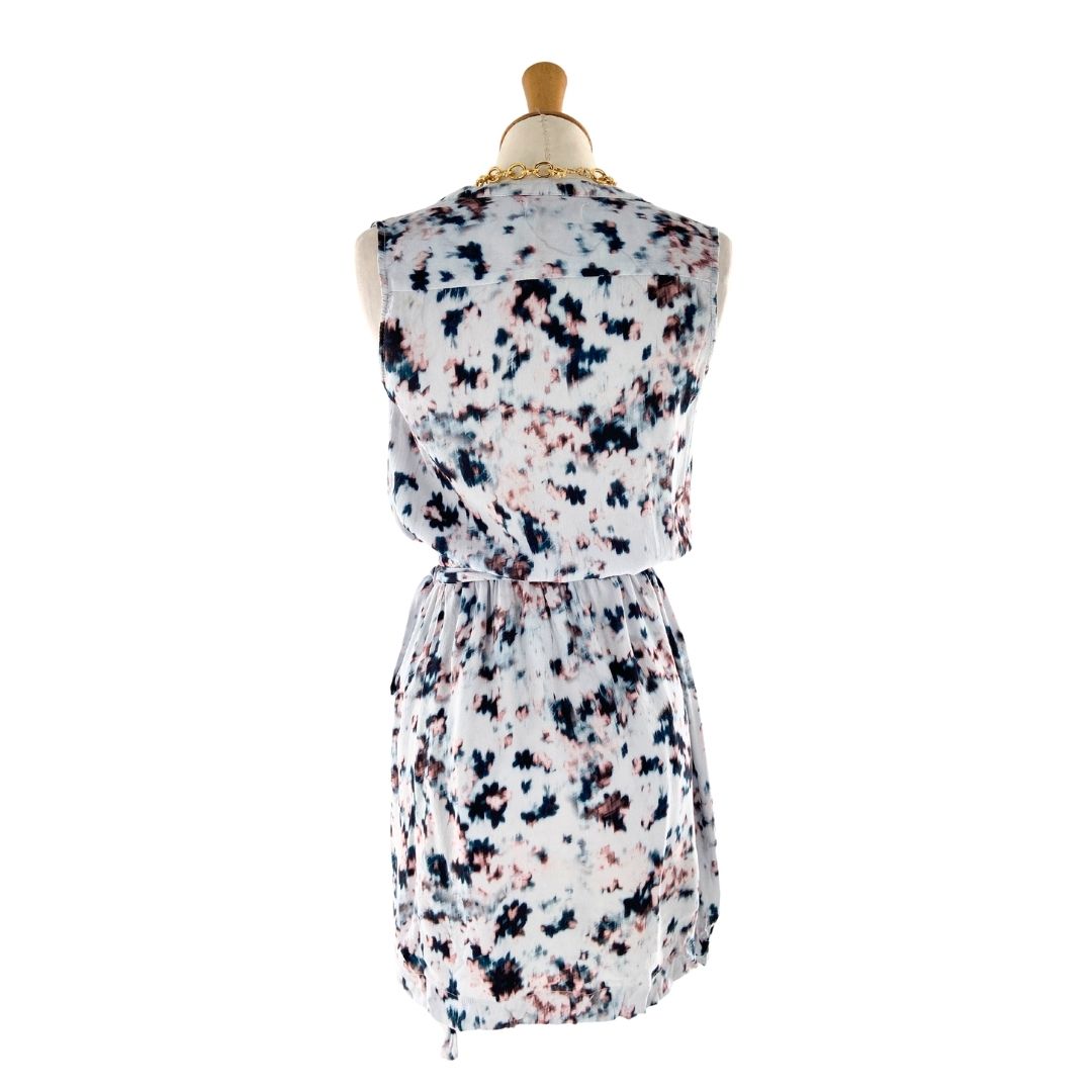 Vestido wrap print