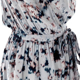 Vestido wrap print