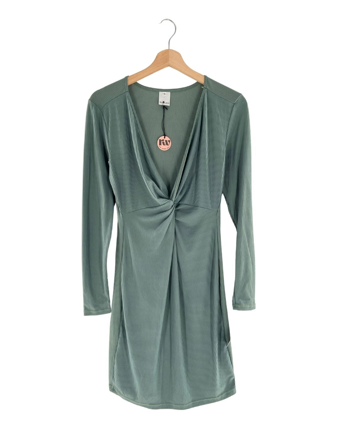 Vestido midi canalé