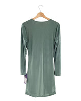 Vestido midi canalé