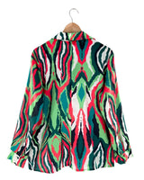 Camisa manga larga print