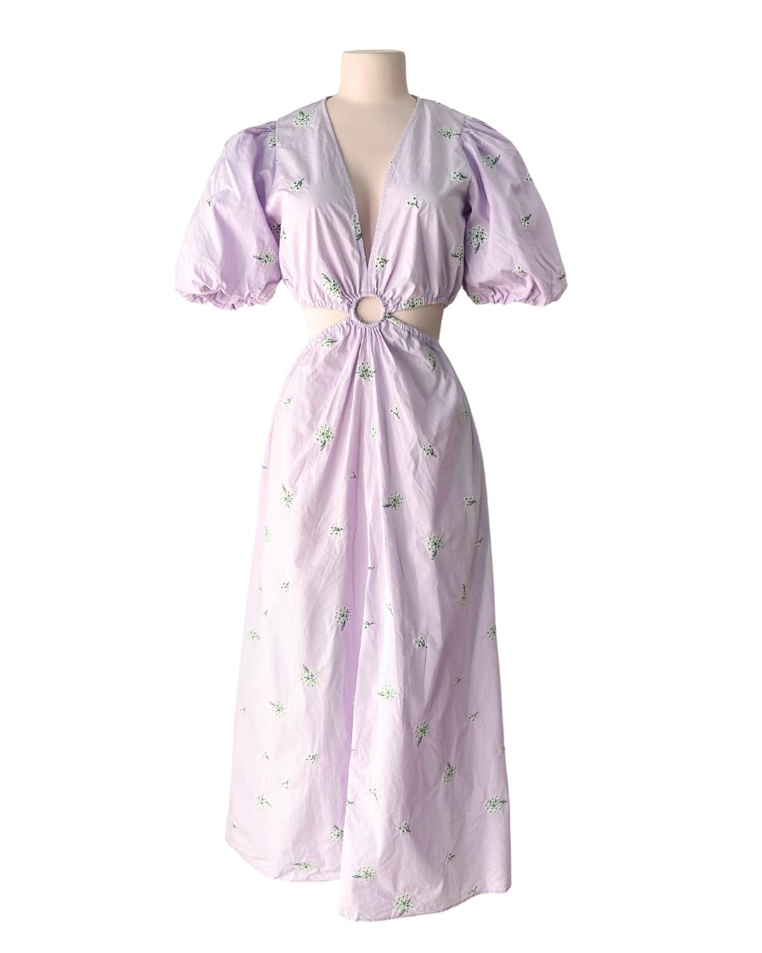 Maxi vestido estructurado
