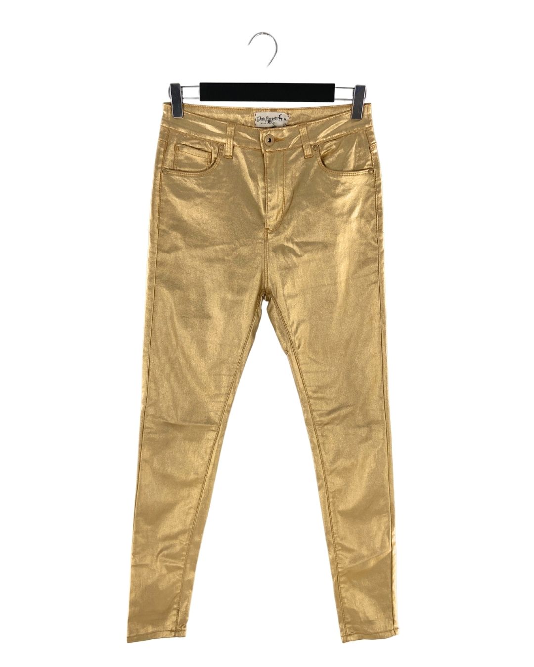 Pantalón stretch metalizado