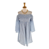 Vestido mini off shoulder