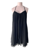 Vestido mini plisado