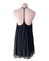 Vestido mini plisado