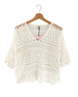 Blusa en guipure