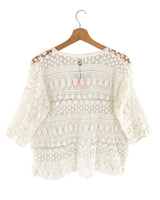 Blusa en guipure