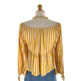 Blusa manga larga a franjas