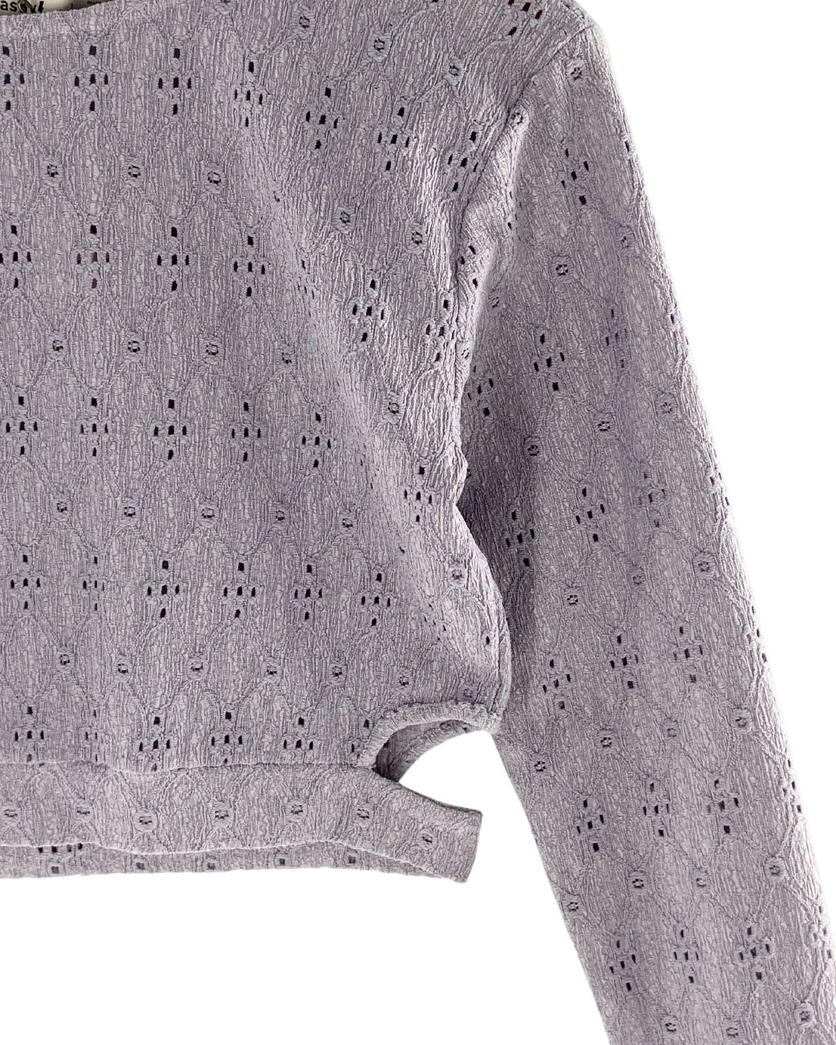 Blusa crop con cut out