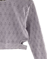 Blusa crop con cut out