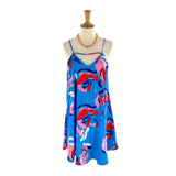 Vestido mini satinado