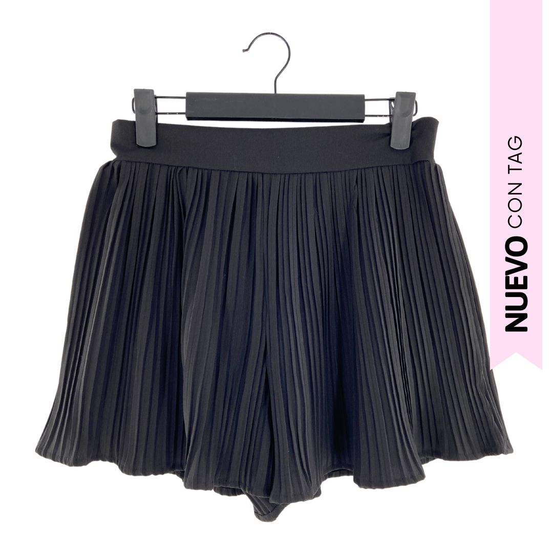 Short mini plisado elástico