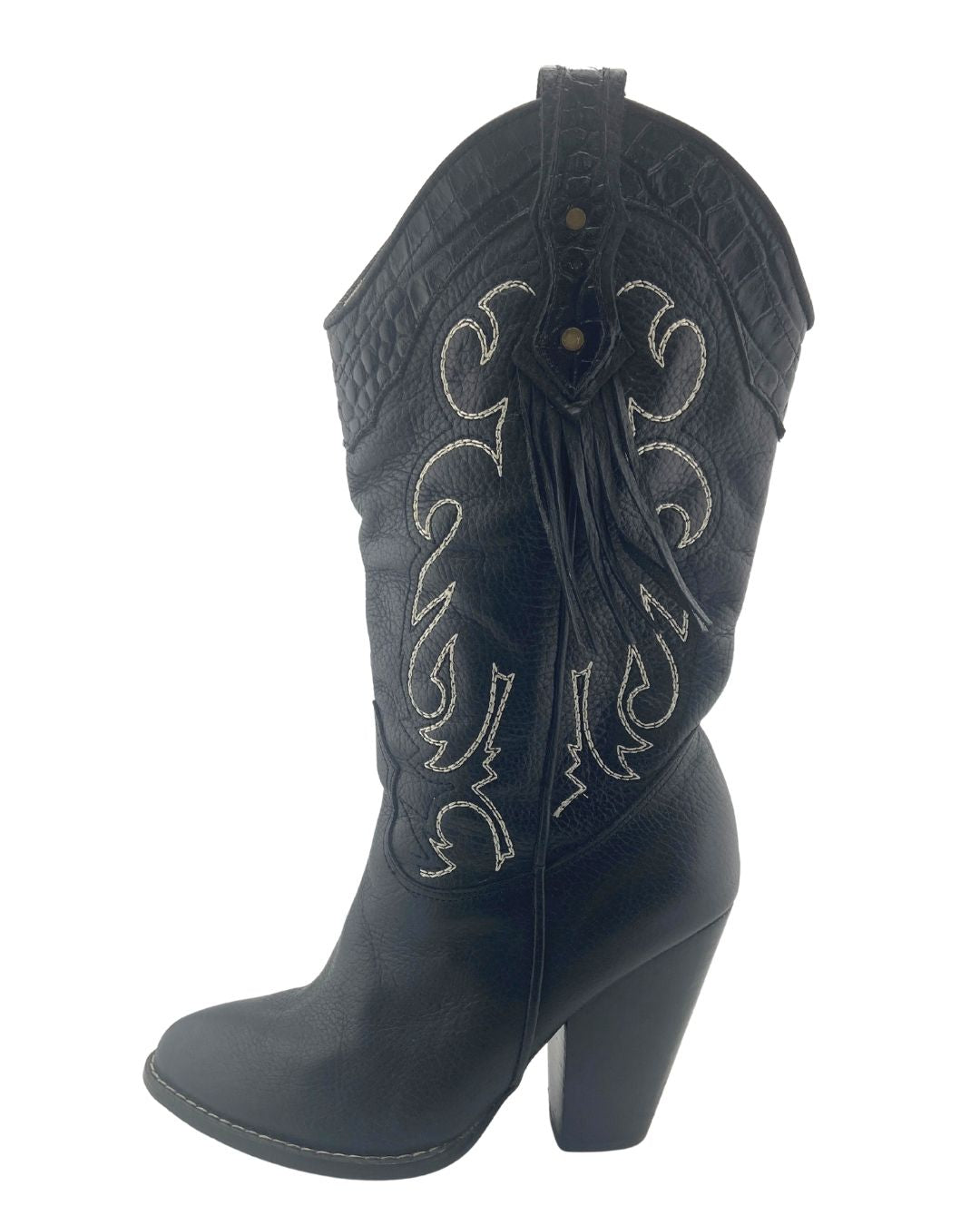 Botas texanas tacón alto