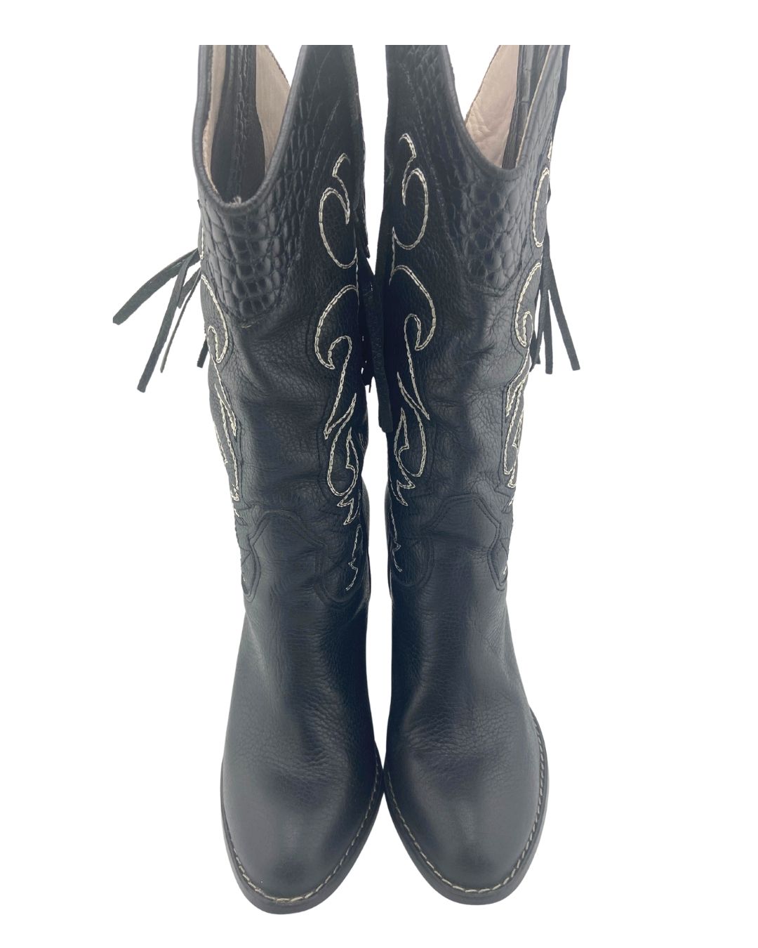 Botas texanas tacón alto