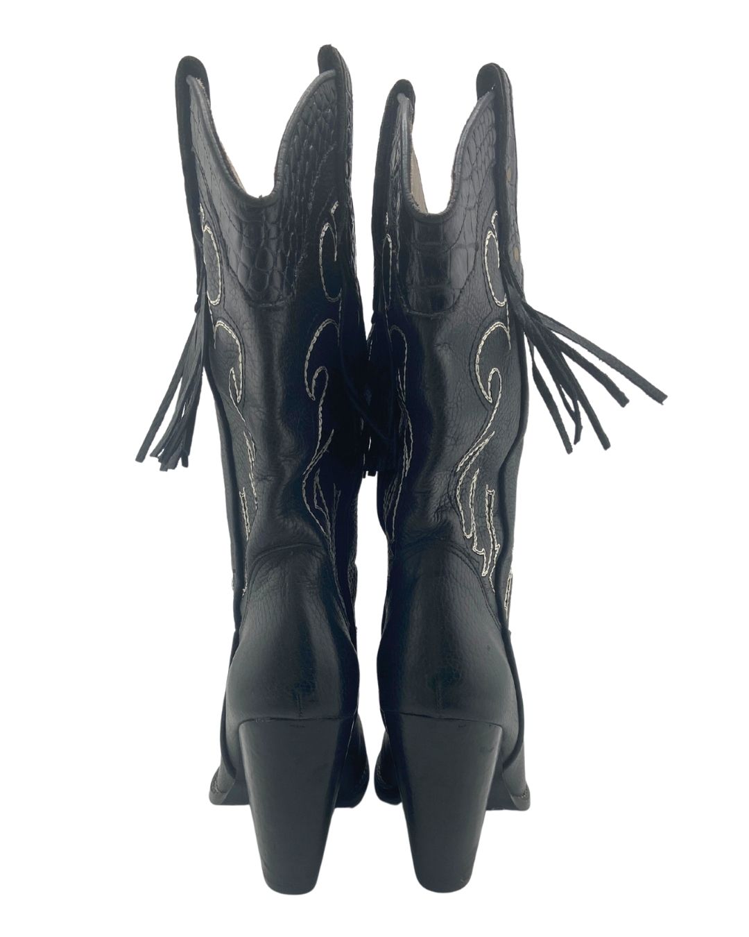 Botas texanas tacón alto