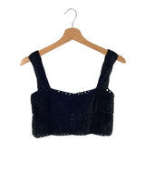 Crop top tejido en crochet