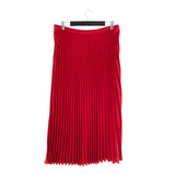 Maxi falda plisada