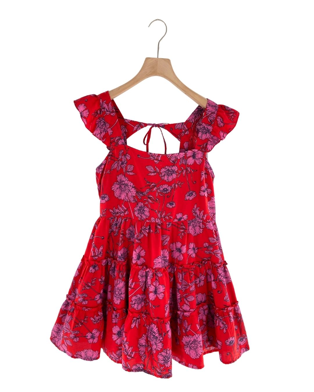Vestido mini amplio print