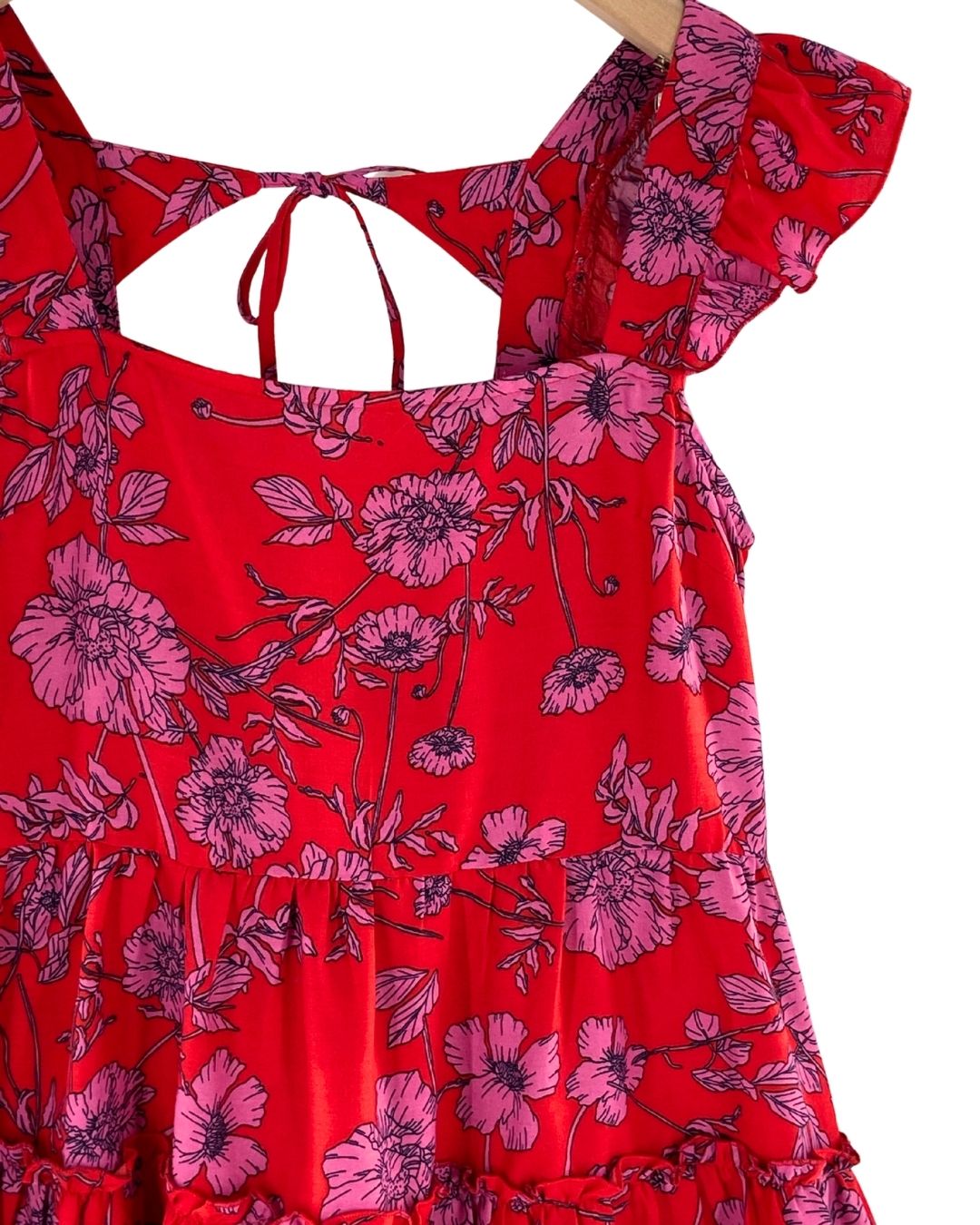 Vestido mini amplio print