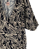 Maxi vestido wrap