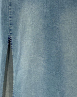 Maxi falda lápiz en denim
