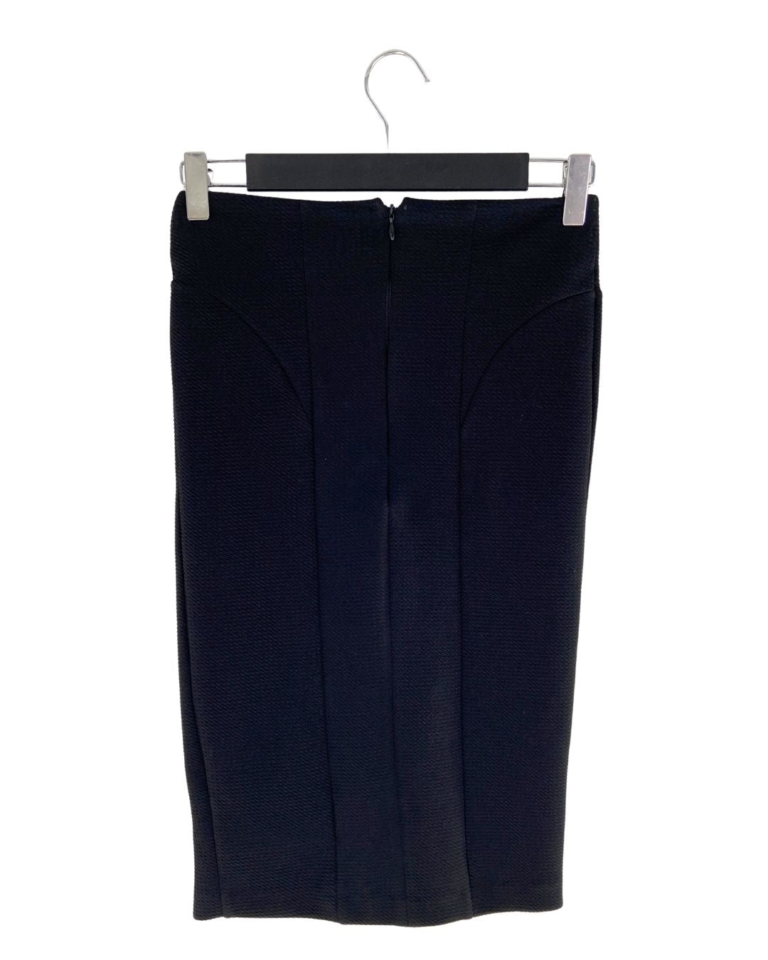 Falda midi stretch con textura