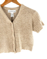 Saco crop manga corta