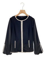 Chaqueta delgada con textura