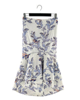 Falda high and low print
