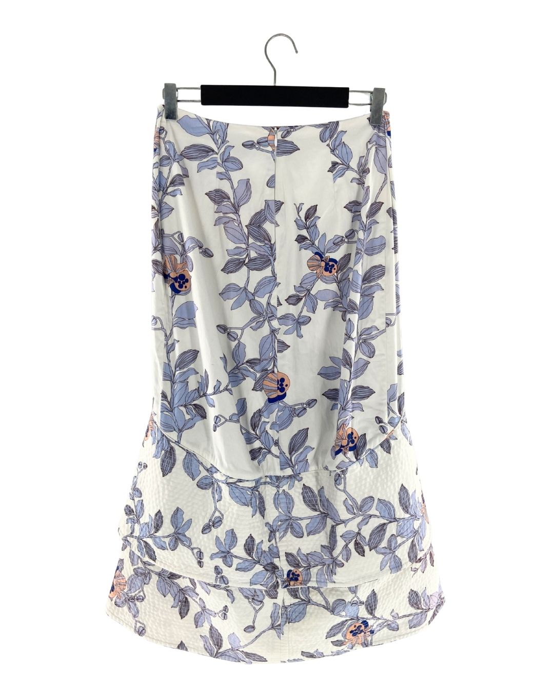 Falda high and low print