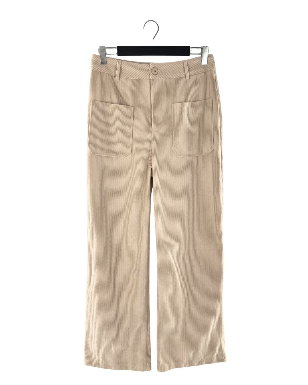 Pantalón wide leg en pana