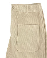 Pantalón wide leg en pana