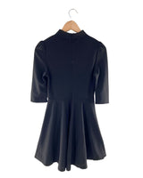 Vestido midi falda amplia
