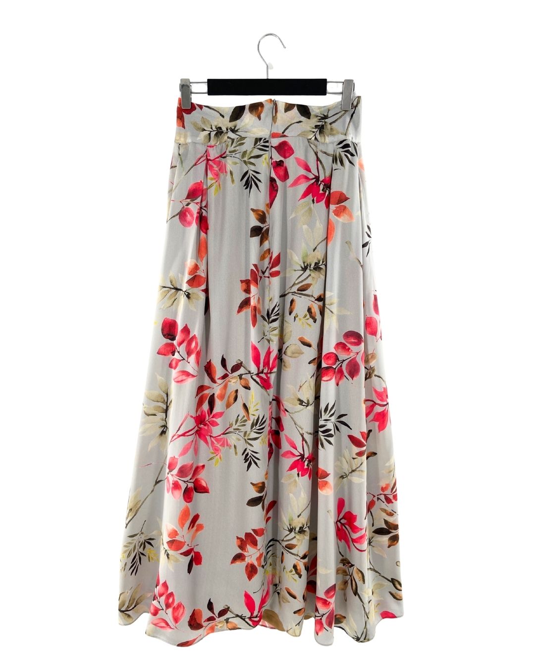 Maxi falda satinada print