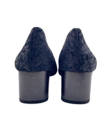 Zapatos tacón bajo con textura
