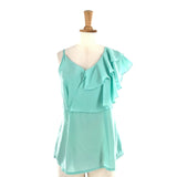 Blusa cuello y espalda en V