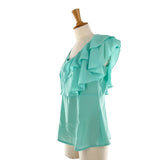 Blusa cuello y espalda en V