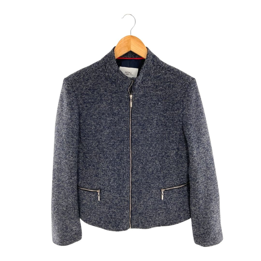 Chaqueta tejida melange