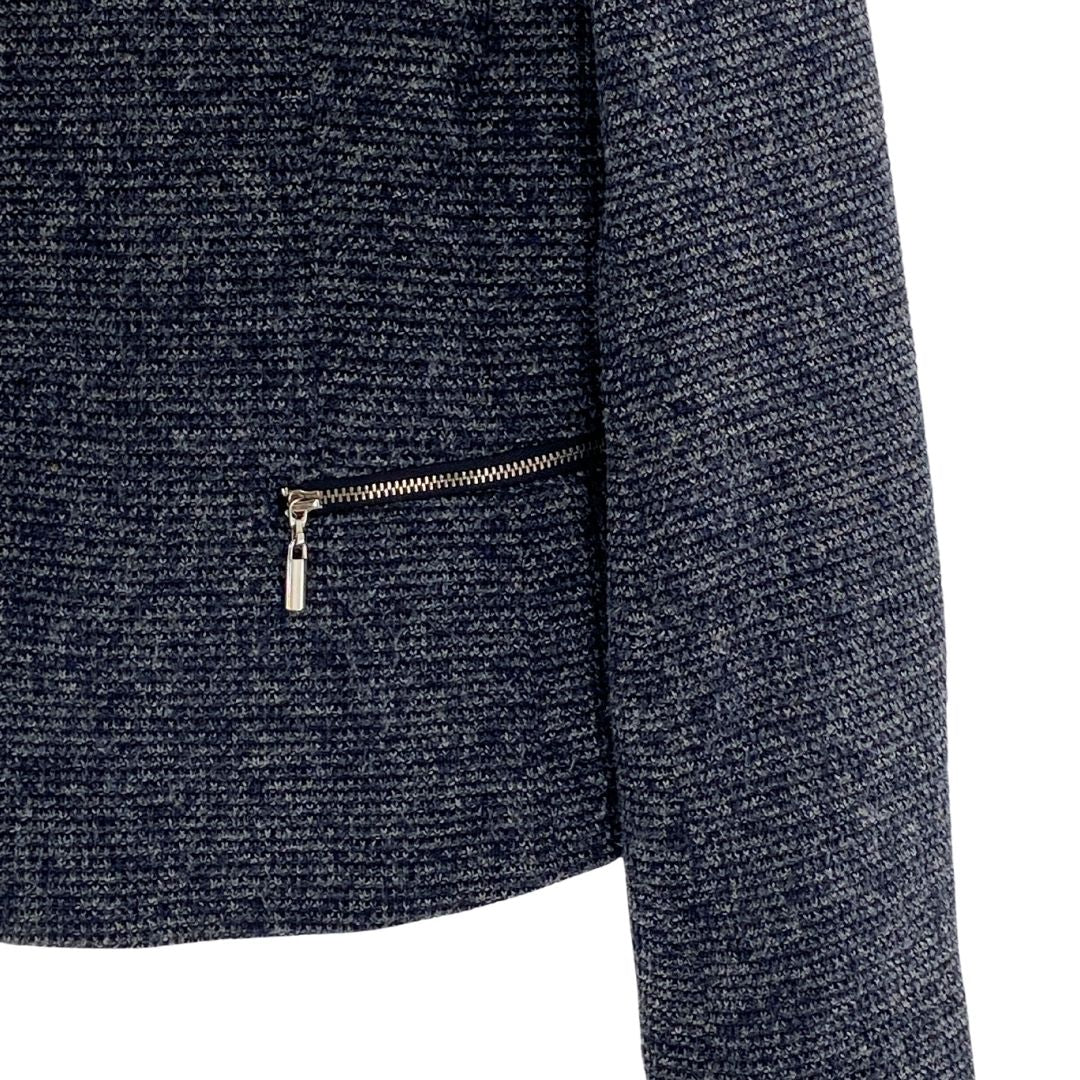 Chaqueta tejida melange