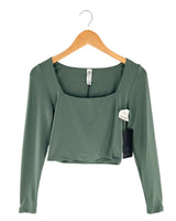 Crop top escote cuadrado