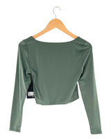 Crop top escote cuadrado