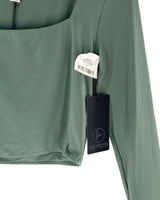 Crop top escote cuadrado