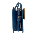 Cartera satchel con textura