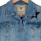Chaqueta en denim wash