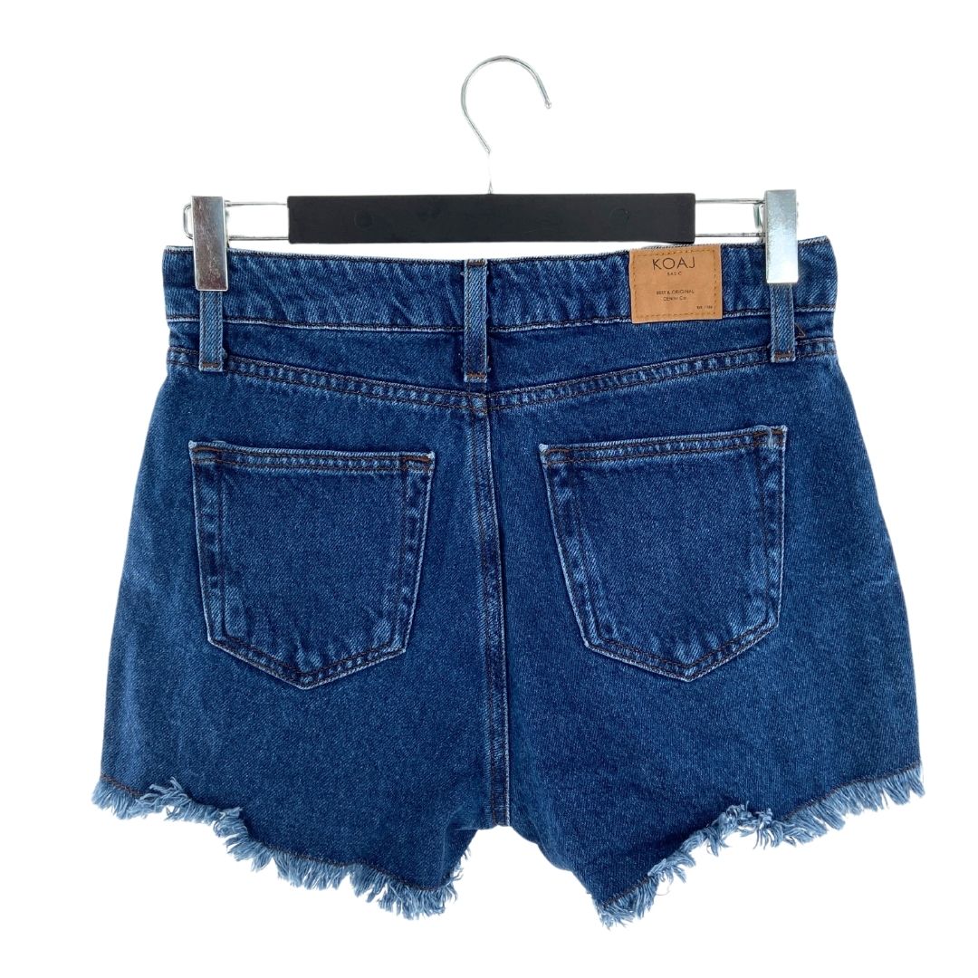 Short mini en denim destroyed